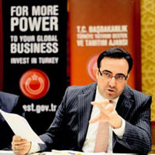 Picture of İlker Aycı Giving a Speech