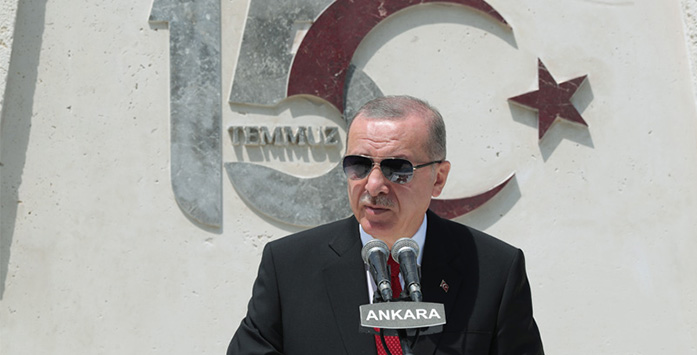 Recep Tayyip Erdoğan 15 Temmuz Şehitleri Anma Konuşması Görseli