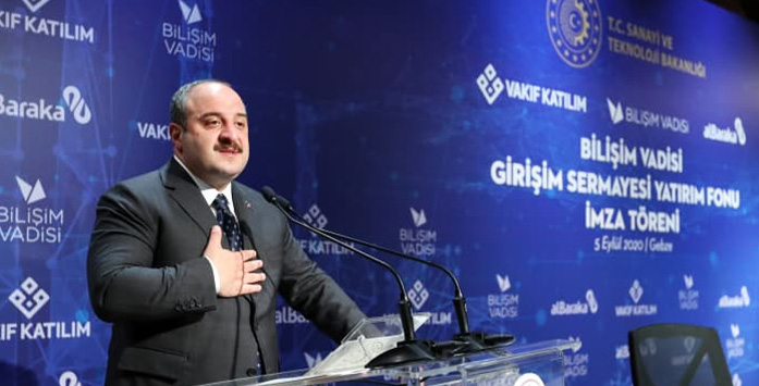 Image of Minister of Industry and Technology Mustafa Varank