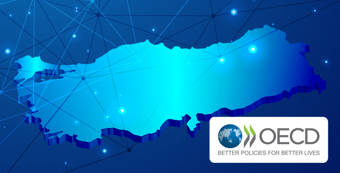 OECD Logolu Türkiye Haritası Görseli