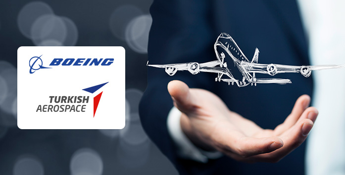 Boeing and Turkish Aerospace Logos