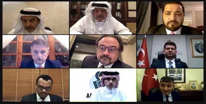 Yatırım Ofisi Başkanının Katarlı İş İnsanları ile Buluşmasına Ait Görsel
