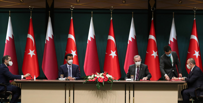 Türkiye ve Katar Anlaşma Görseli