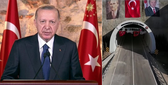 Kızılcahamam-Çerkeş Tüneli; Cumhurbaşkanı Recep Tayyip Erdoğan Konuşması Görslei