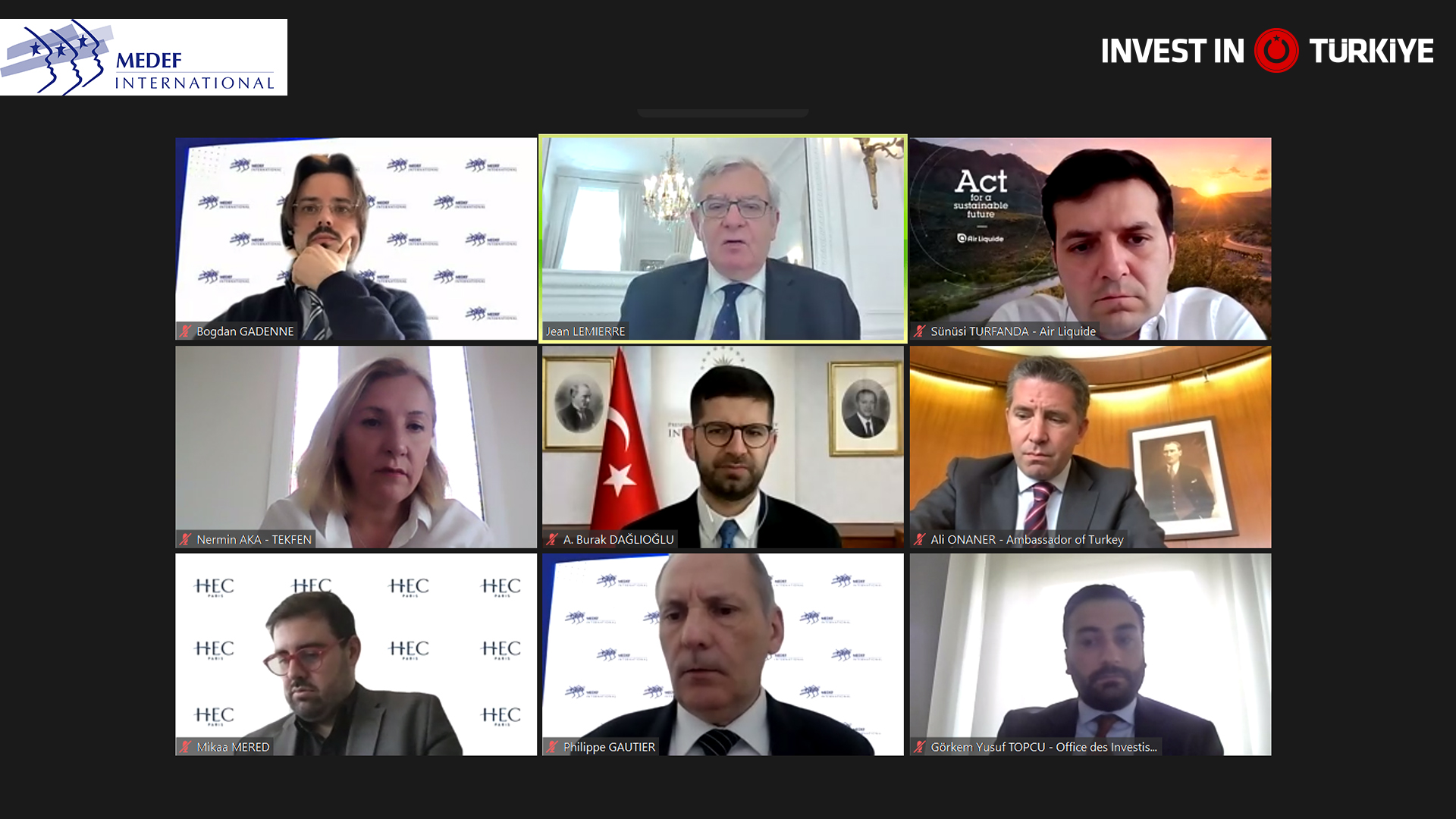 Image of Webinar with Investment Office and French MEDEF