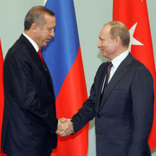 Recep Tayyip Erdoğan ve Vladimir Putin Görseli